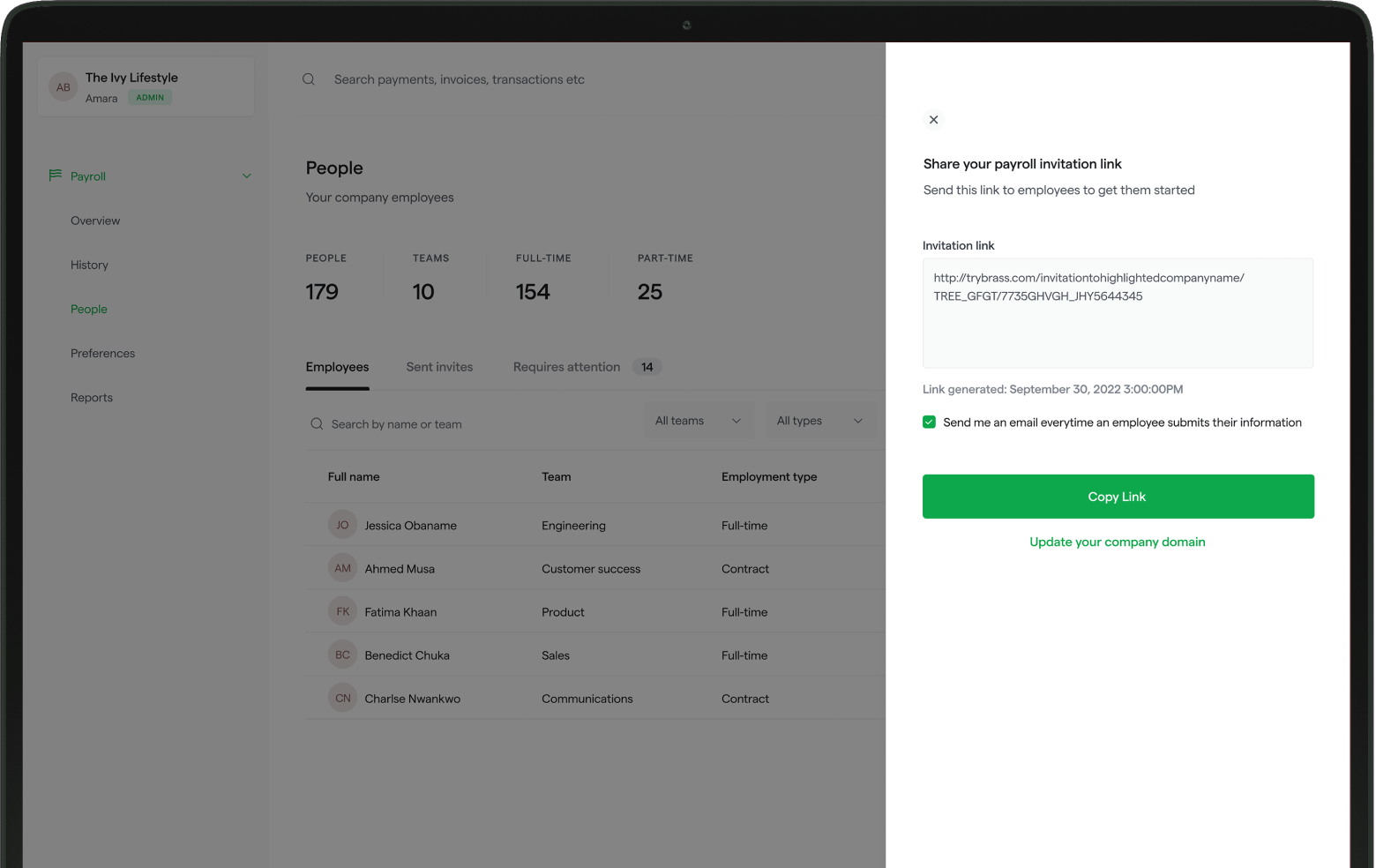 Onboard your teams in minutes